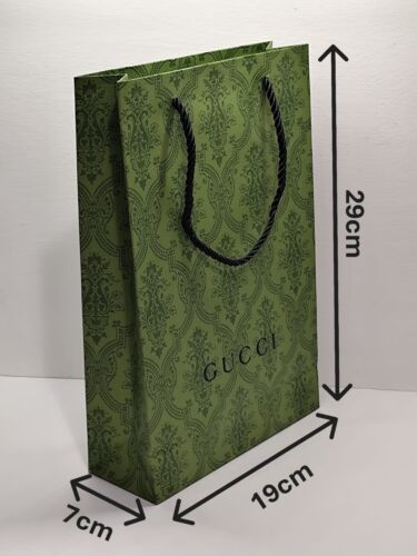 Gucci Busta GG Shopping Bag Gift Bag Busta di carta con manici di stoffa h. 29cm - Foto 2 di 7