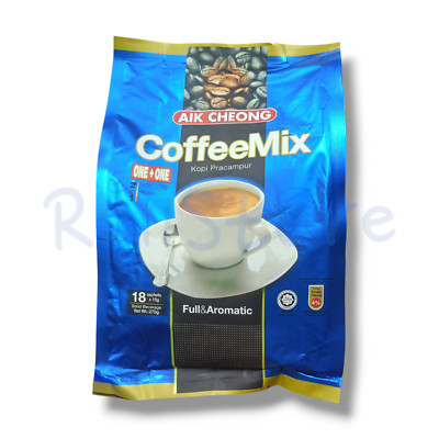 Aik Cheong 2-in-1 Instant Coffee | Full & Aromatic | 18 Sachets x 15g | Halal