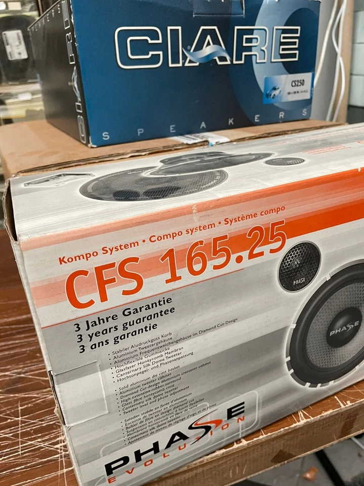 PHASE EVOLUTION CFS 165.25 - KIT HI FI CAR 150W - CASSE + CROSSOVER + TWEETER - Immagine 2 di 3
