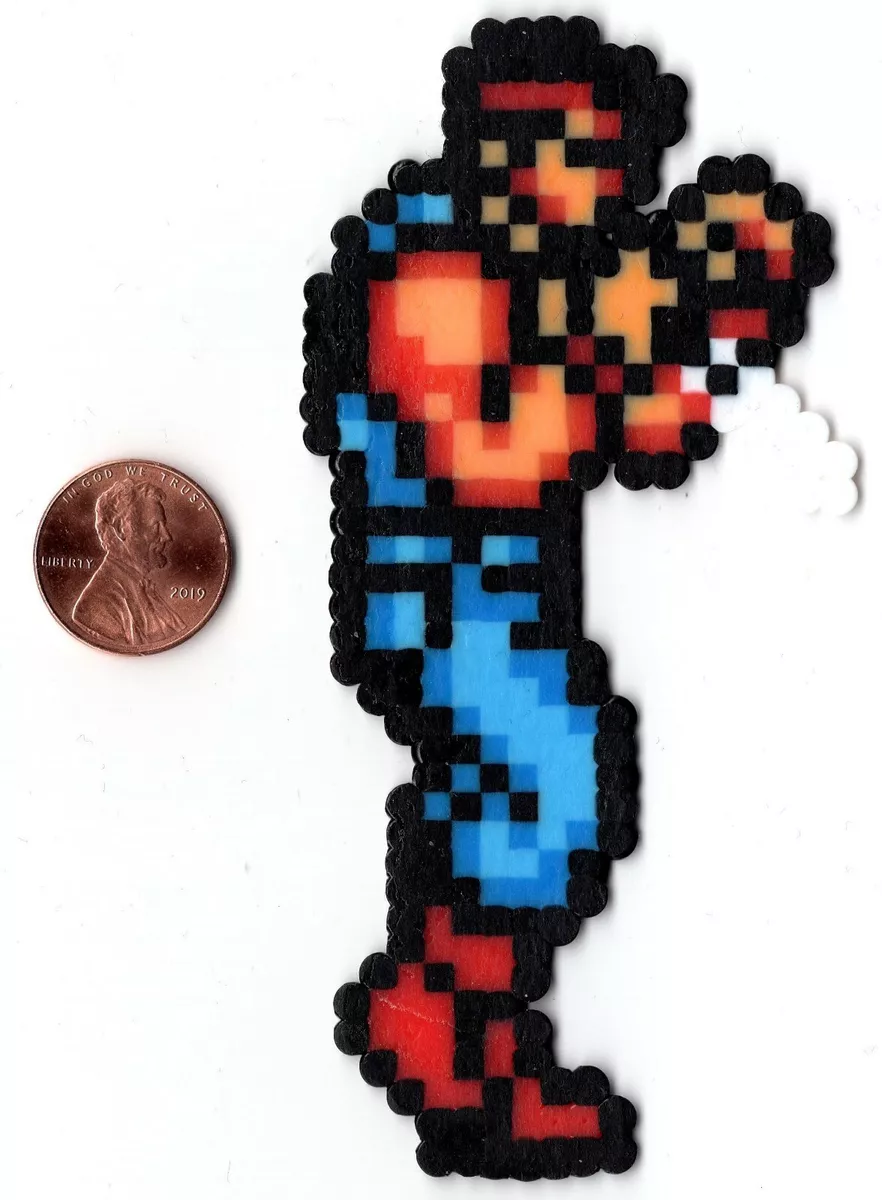 Super Sonic Sega the Hedgehog Mini Bead Sprite Perler Artkal Pixel