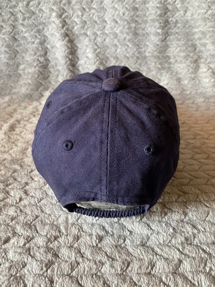 Gorra de béisbol GAP bebé niño pequeño niño talla S/M logotipo tejido azul marino algodón, nueva Foto 2 de 3
