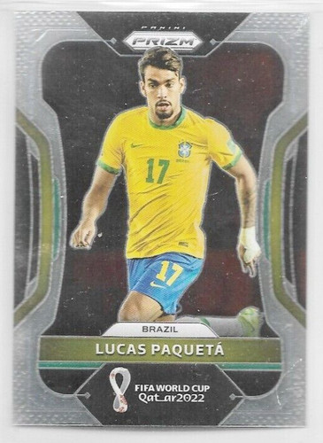 Lucas Paqueta Brazil 2022 Panini PRIZM FIFA World Cup Base #30