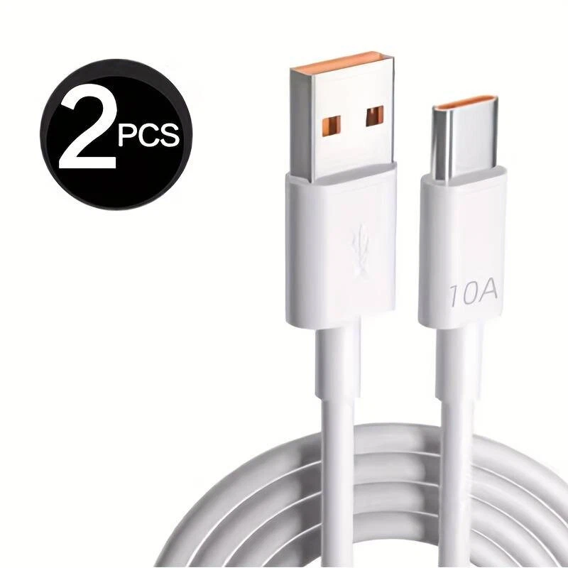 2X Cable de Carga USB C 1M Cable de Datos Cable de Carga Rápida para Samsung Xiaomi NUEVO Foto 2 de 4