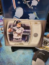 2021 Topps Definitive Collection Jumbo Relics Mark Canha DVS 1559