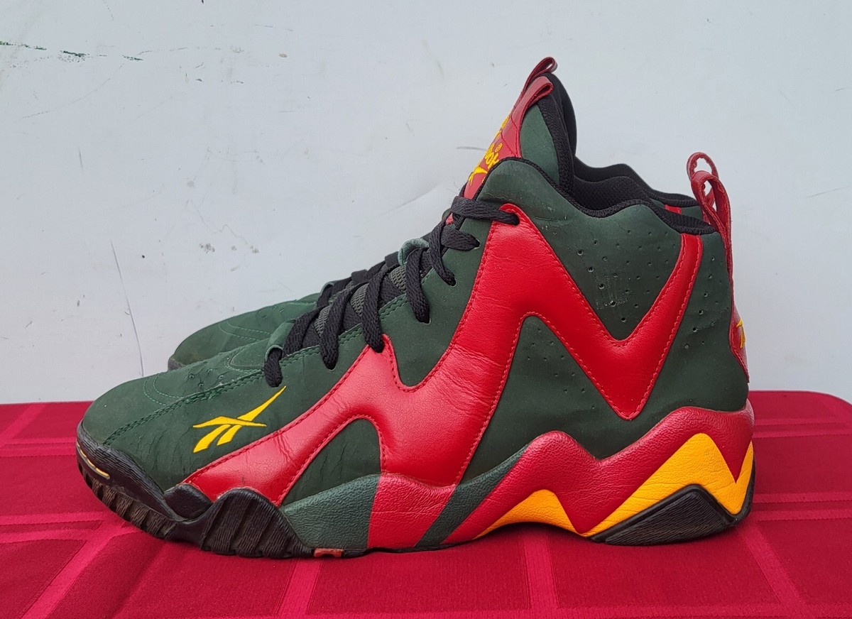 kamikaze  Men's Reebok Kamikaze 2 Mid 'Seattle Alternate' Sneakers