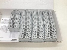 Allen Bradley 1492-J6 Gray Grey Wire Terminal Ser. A 1492J6 Lot of 70 New (TBI)