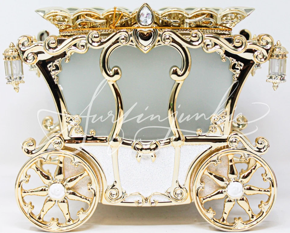 Candelabro Carruaje Dorado Princesa Disney Bath & Body Works LightUp Cenicienta Foto 2 de 4