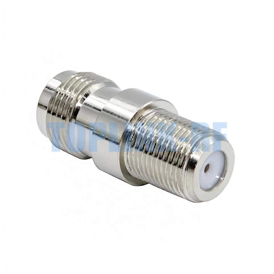 10x TNC Female to F Female Jack Straight RF Adapter Coax Coaxial Connector - Image 4 of 4