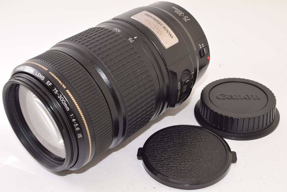CANON EF 75-300MM F4-5.6 IS USM LENS TELEPHOTO ZOOM MICRO CANON EF 75-300MM F4-5.6 IS USM LENS TELEPHOTO ZOOM MICRO