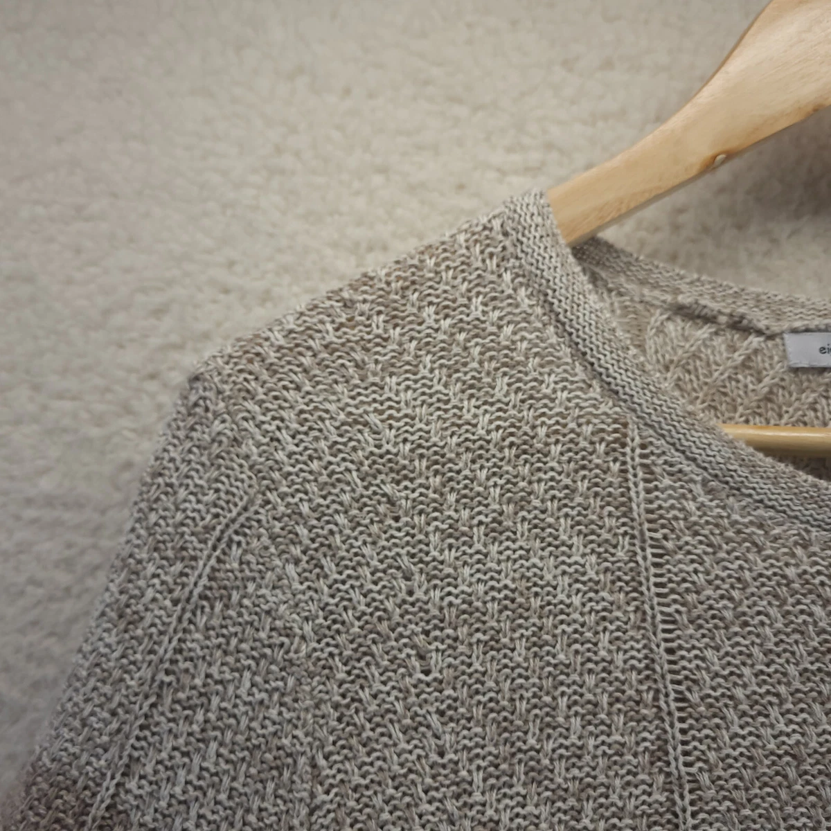 Eight Eight Eight Sweater Womens Medium Brown Long Sleeve Pullover Cotton |  eBay