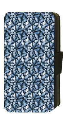 iPhone/Galaxy Aquarell Schmetterling Kunstleder bedruckt Flip Handyhülle (E)