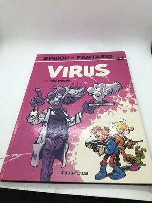 Spirou et Fantasio Virus hardcover comic 1984