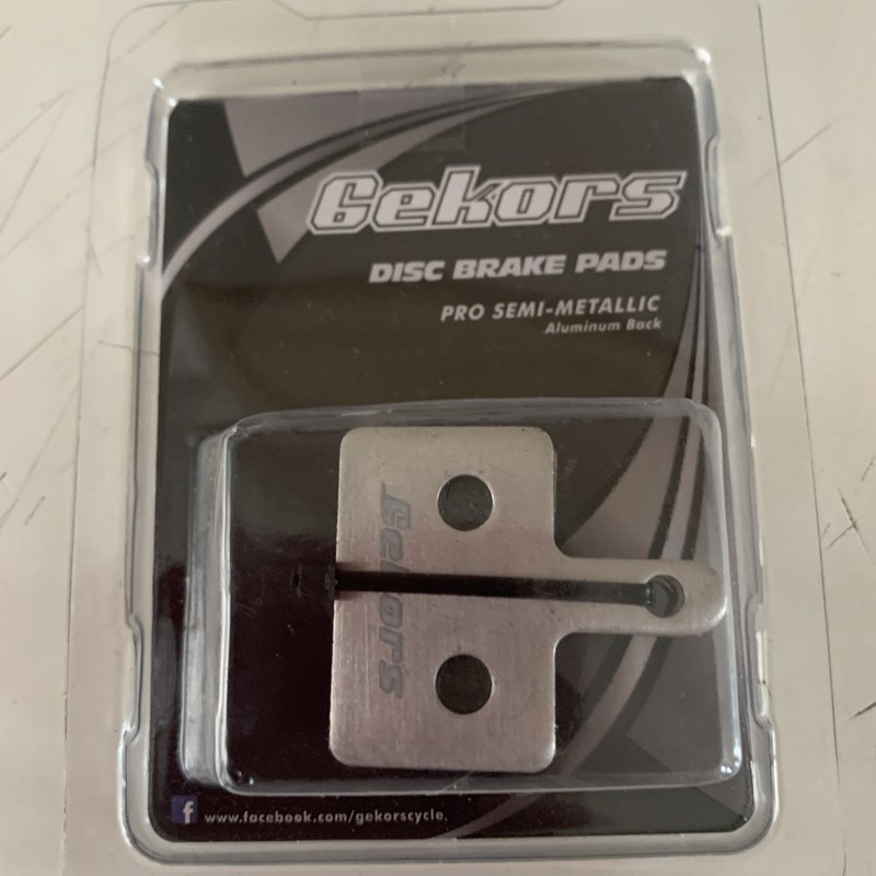 Gekors Disc Brake Pads Shimano/Tektro/TRP Semi-Metallic Lightweight Aluminium
