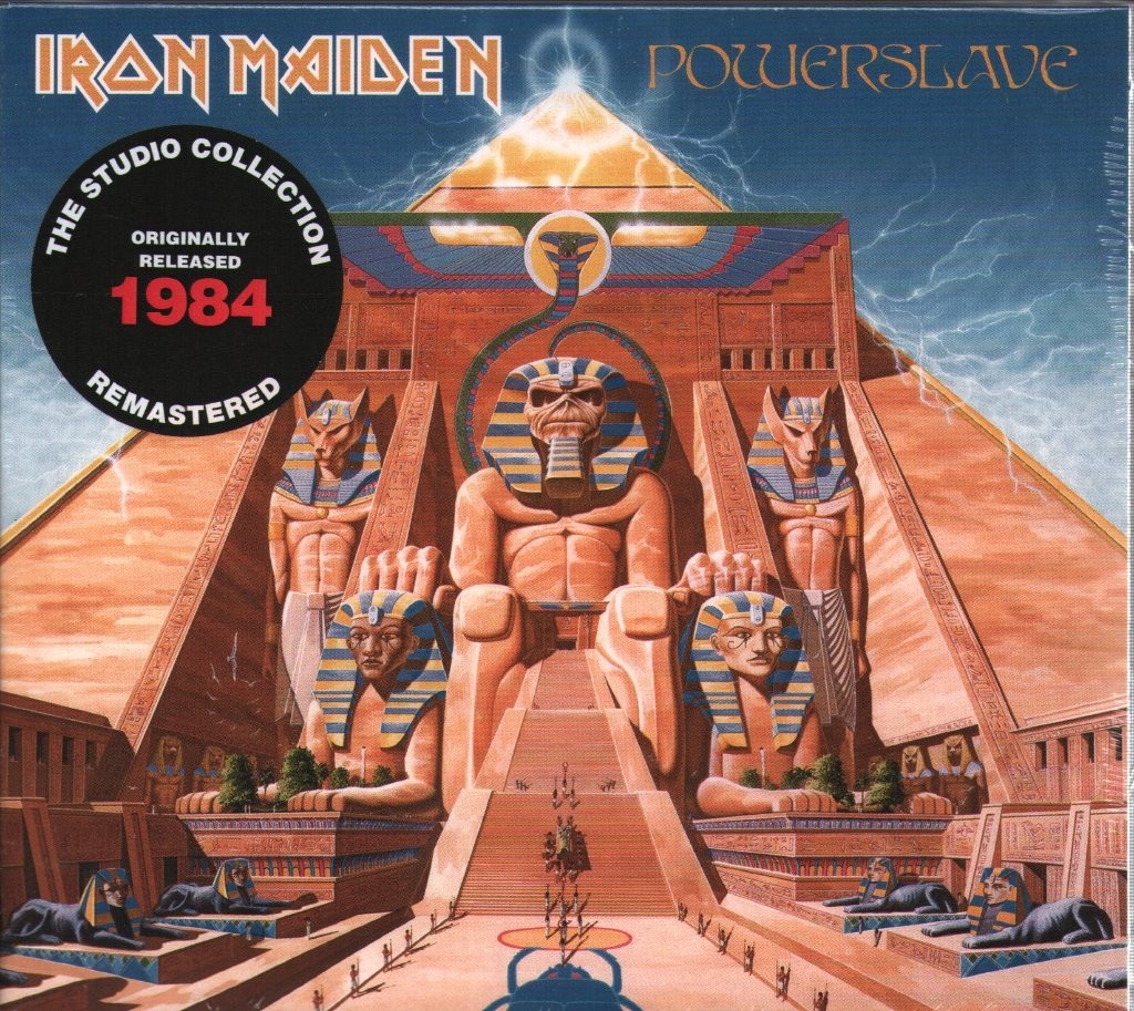 Iron Maiden Powerslave CD Europe Parlophone 2019 Remastered edition in digipak