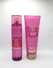 Bath  Body Works All Eyes On Her Fine Fragrance Body Mist  Body Cream Set of 2