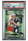 2024 Prizm Drake Maye Premier Jersey Green Pulsar PSA 10.  Patriots, Pop 8!