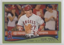 2014 Topps Season Highlights Checklist Retail Green Mike Trout #364 0zt5