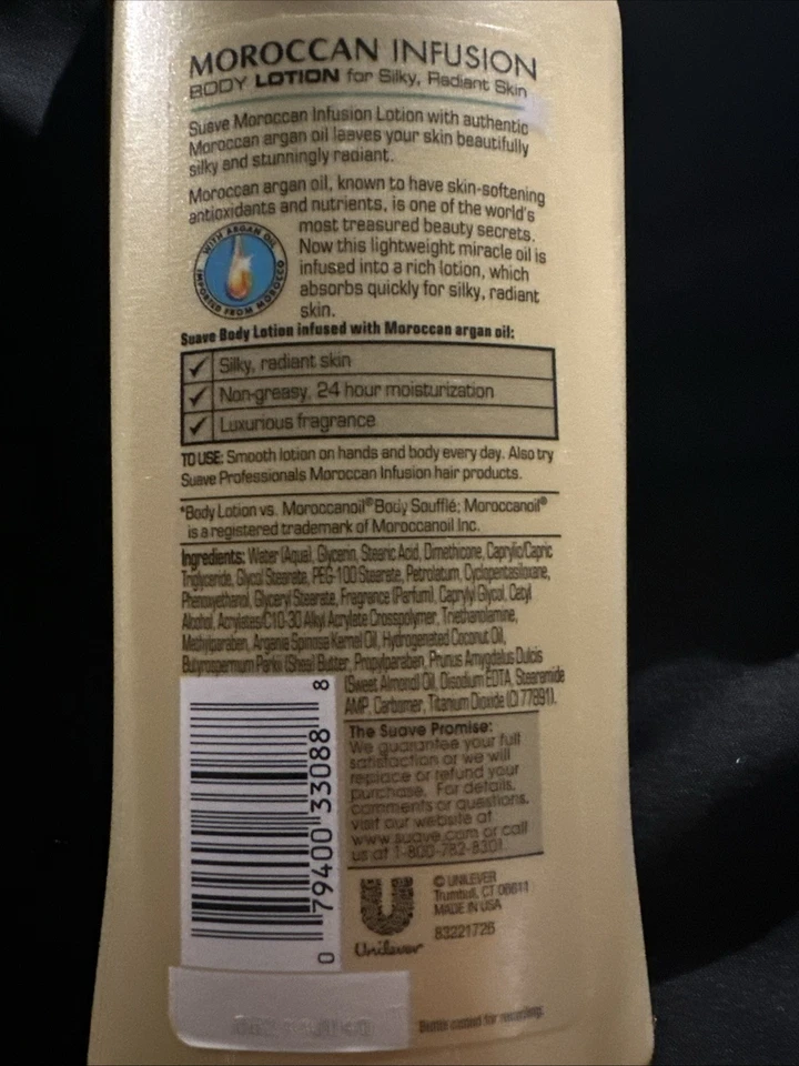 Suave Professionals Moroccan Infusion Body Lotion, 10 Oz New - Image 3 of 3