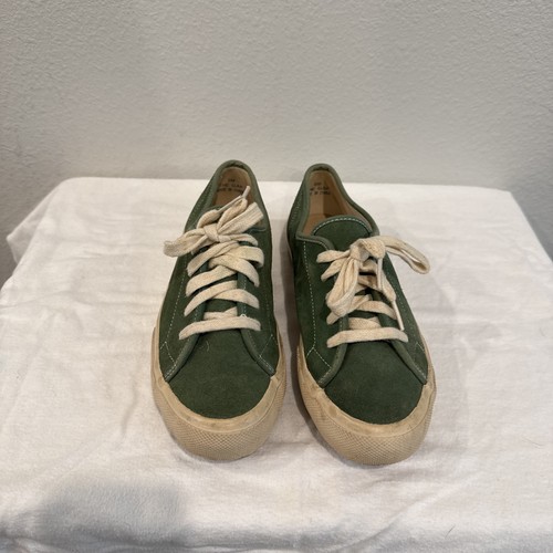 Vintage GAP Authentic Footwear Womens Green Suede Lace Up Sneakers Sz 8
