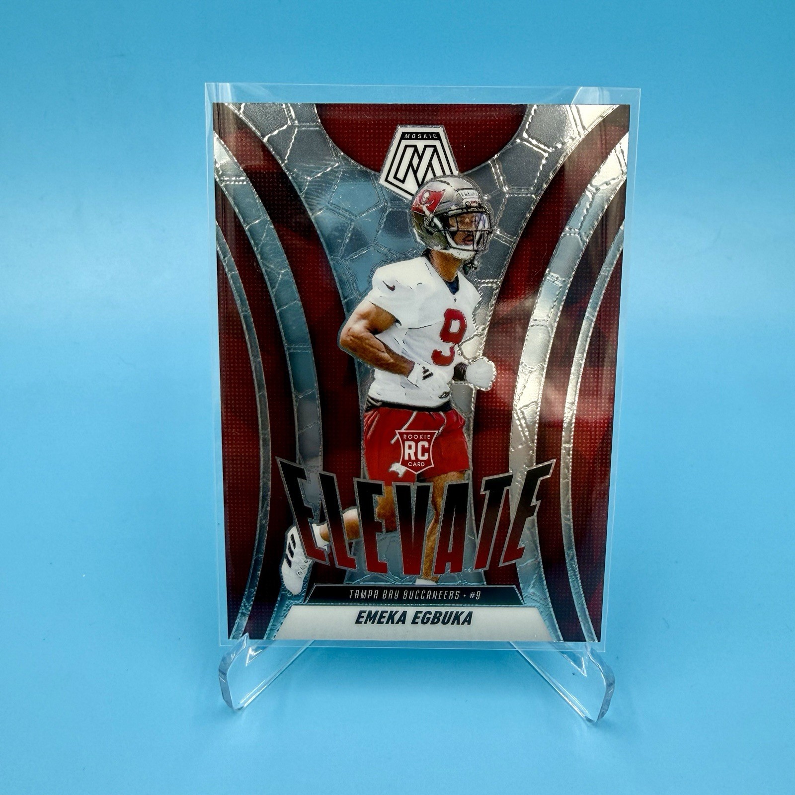 Emeka Egbuka Elevate Rookie - 2025 Panini Mosaic Tampa Bay Buccaniers Nfl Cards