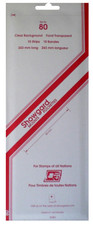 Showgard 80/240mm Stamp Mounts - Extra Large Souvenir Sheets & Panes Clear