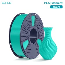 SUNLU 1KG PLA /Clear 3D Printer Filament 1.75mm 1000g Spool (2.2lbs) Neatly Arra