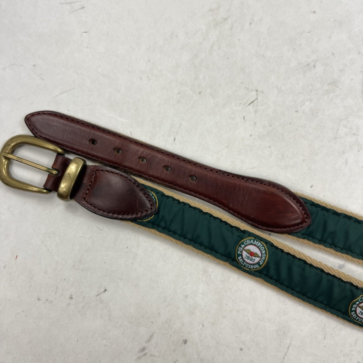 Baltusrol Golf Club ladies D ring belt Fore Your Waist Ribbon D-Ring Belt main image 3
