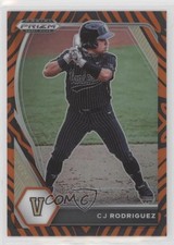 2021 Panini Prizm Draft Picks Tiger Stripes 21/99 CJ Rodriguez #PDP158 0c6