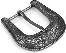 Western Belt Buckle for Men  Women - 1.5" Replacement Cowboy Buckle for Leather