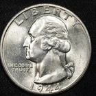 1944-D Washington Silver Quarter Choice Brilliant Uncirculated (CH BU)
