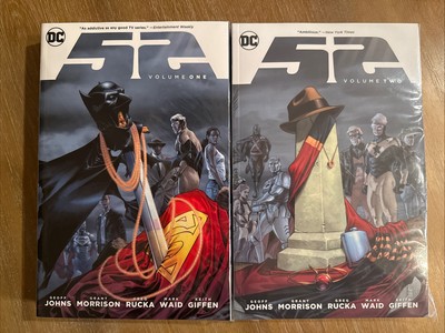 52 FIFTY-TWO Vol 1 & 2 DC DELUXE Johns Morrison Rucka Waid Griffen TPB Bagged