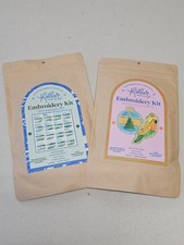 2 Keller Embroidery Kits Landscapes And Parrots AM
