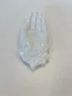 Vintage Avon Small Milk Glass Hand Trinket Dish 5” X 2.5”