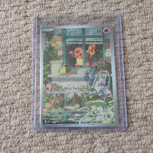 Charmander 044 Fullart Black Star Promo Obsidian Flammen Pokémon Karte tcg