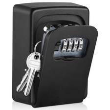 CDC DIGI 4-Digit Combination LockBox, Wall Mounted-Key Lock Box Police Approv...