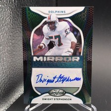 Dwight Stephenson MS-DS 4/5 GREEN AUTO 2022 Panini Certified Mirror Signatures