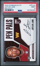 2025 Panini Donruss Elite Pen Pals Auto Jaylin Lane #PP-JLA PSA 9