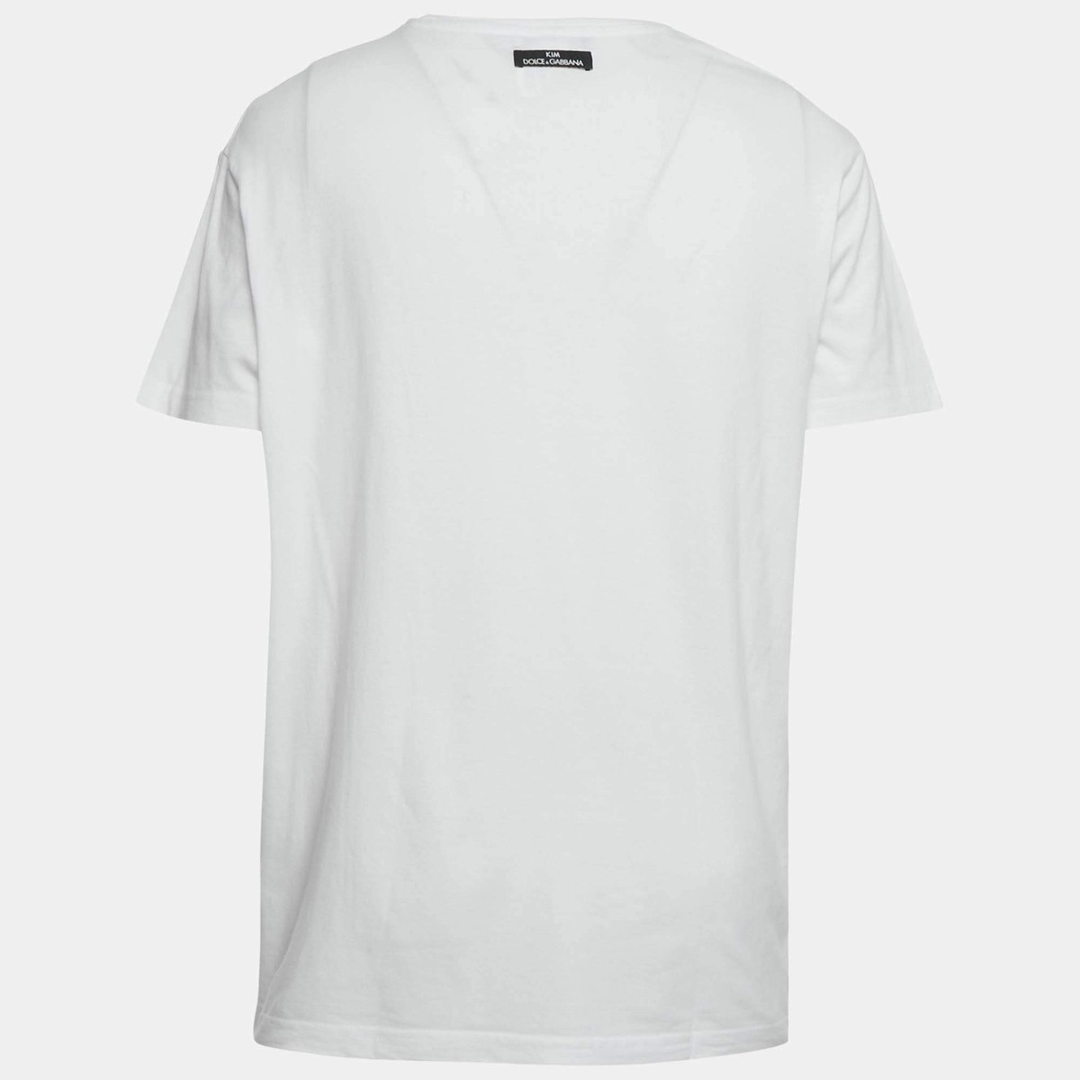 Dolce Gabbana x Kim White Printed Jersey TShirt XL | eBay