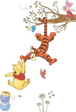 Disney Winnie the Pooh Swinging for Honey Giant Peel and Stick Wall Decals , RMK
