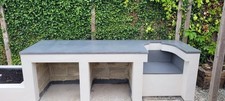 Concrete Garden Worktop/ Outdoor Worktop / BBQ / Bespoke Size / Booking Fee