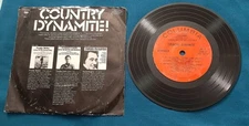 Country Dynamite! promo 7" 33 1/3 Columbia AS 5 vg+ w picture sleeve