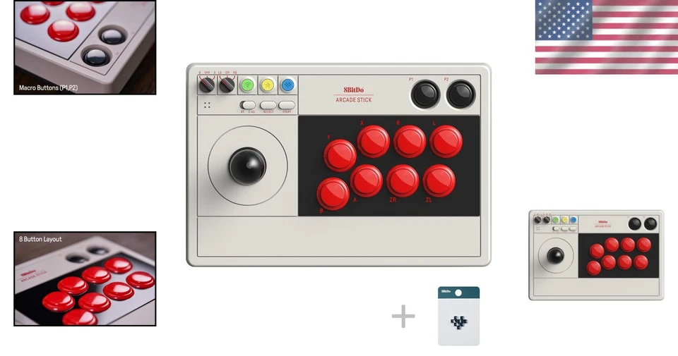 Teens & Adults' Universal Arcade Fight Stick for Gaming - Image 2 of 4