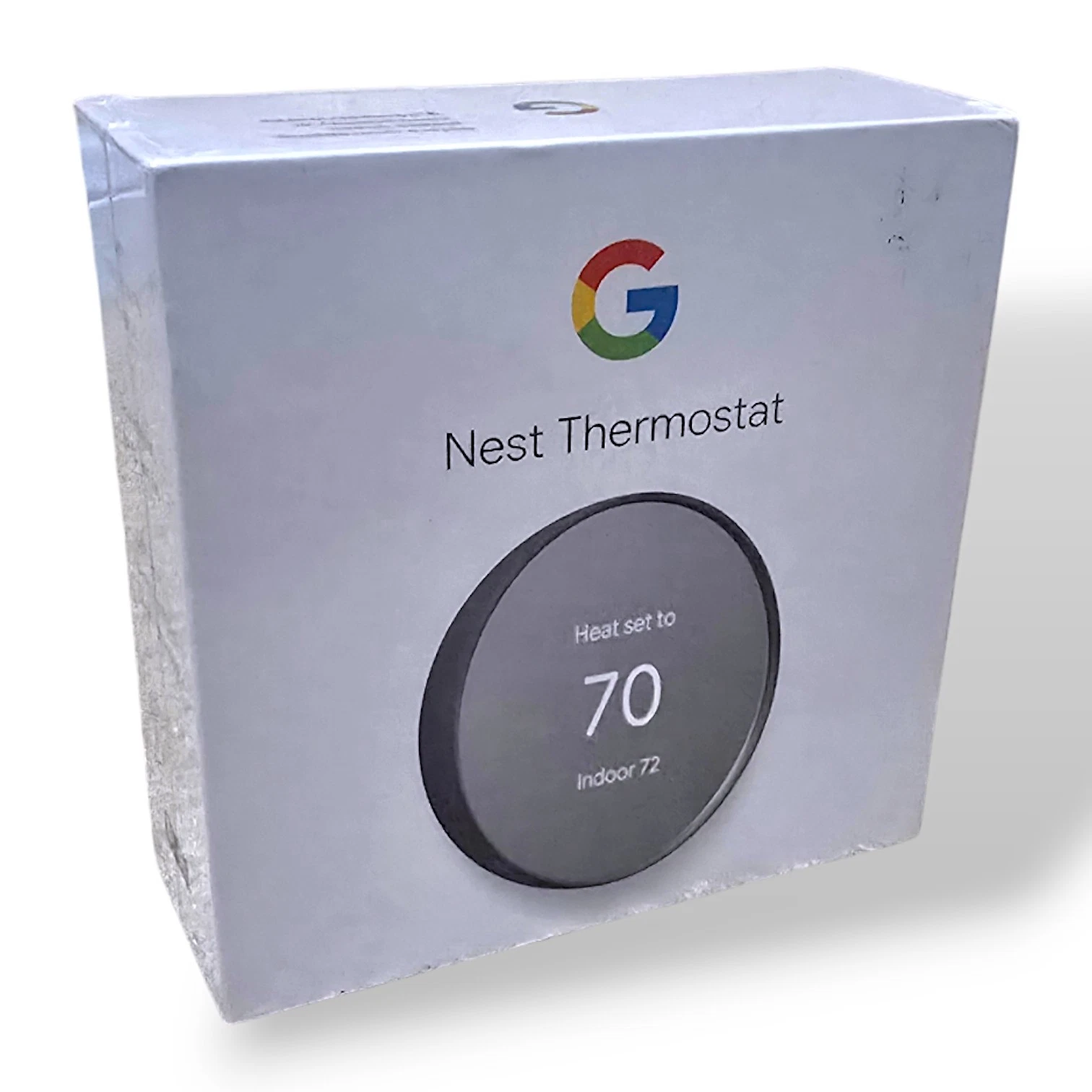 Google Nest Smart Programmable Thermostat Charcoal Color New Sealed Condition