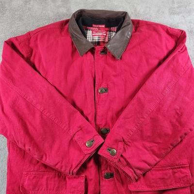 #ad #ad Vintage Marlboro Country Store size XL Lined Canvas Barn Chore Coat Jacket $44.00