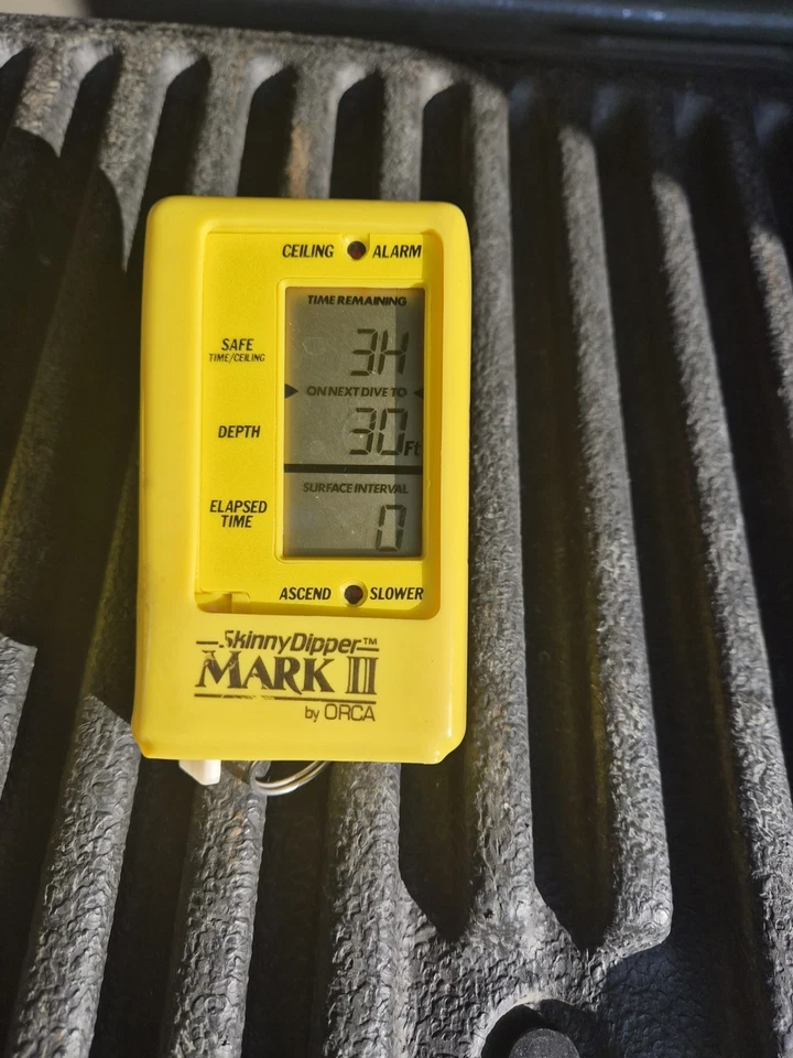 Vintage Scuba Dive Computer Orca Skinny Dipper Mark II 1986 w Case - Image 3 of 4