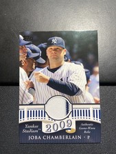2009 Topps Yankee Stadium Opening Day Relics #GU5 Joba Chamberlain pinstripe
