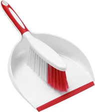 Dust Pan and Brush Set, Large Hand Broom and Dustpan Set Large Brush and Dustpan