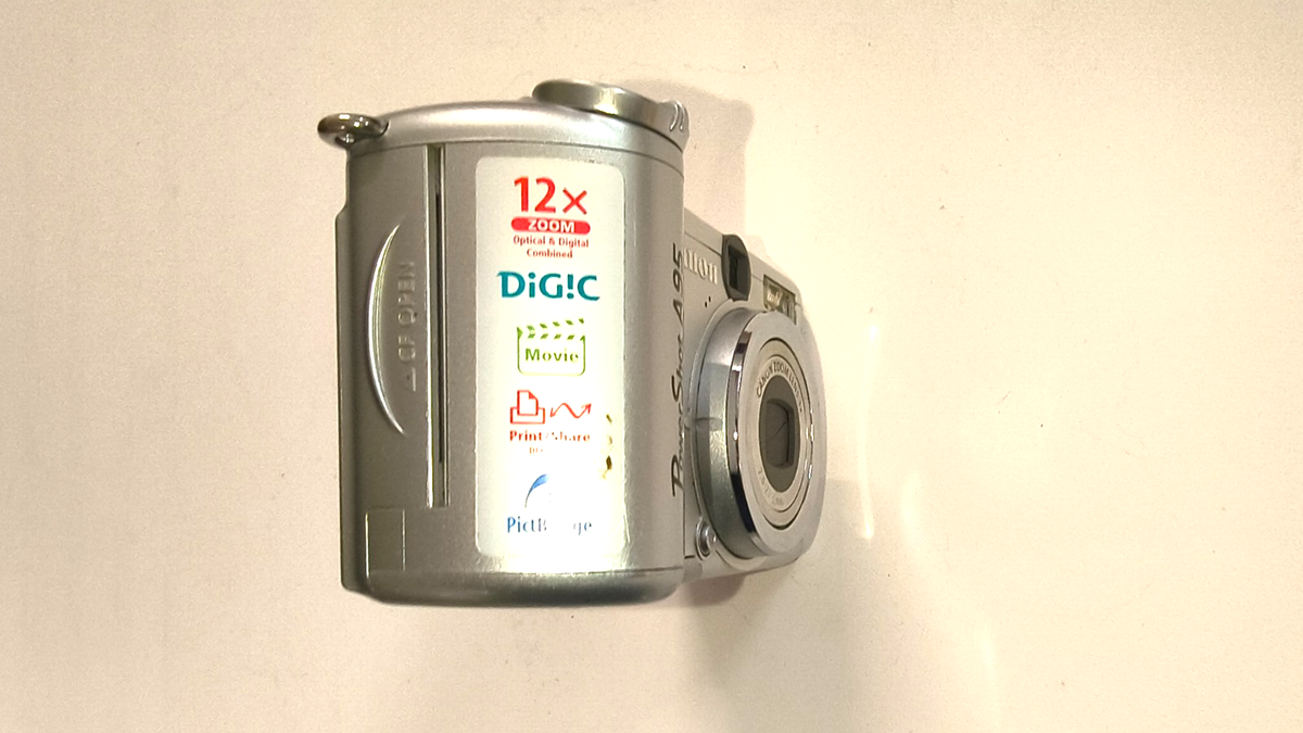 Canon PowerShot A95 5.0MP Digital Camera - Silver (Kit w/ Not