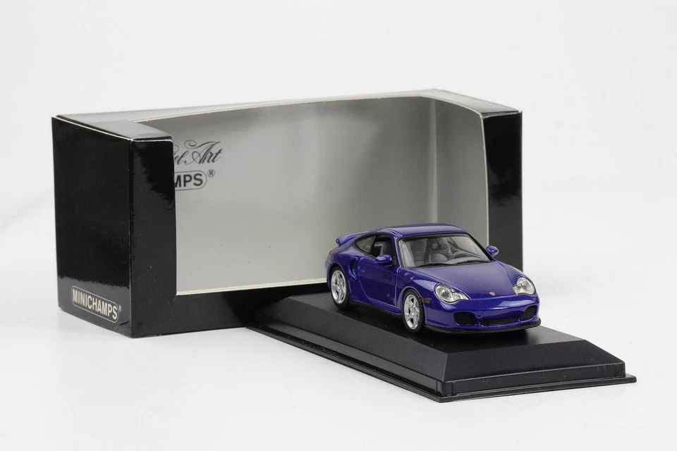 1:43 Minichamps Porsche 911 996 Turbo 1999 Prost blau metallic