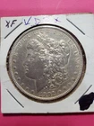1902 Morgan Dollar $1 XF Circulated Silver Coin 0.9 Fineness V D 2 X.  #187
